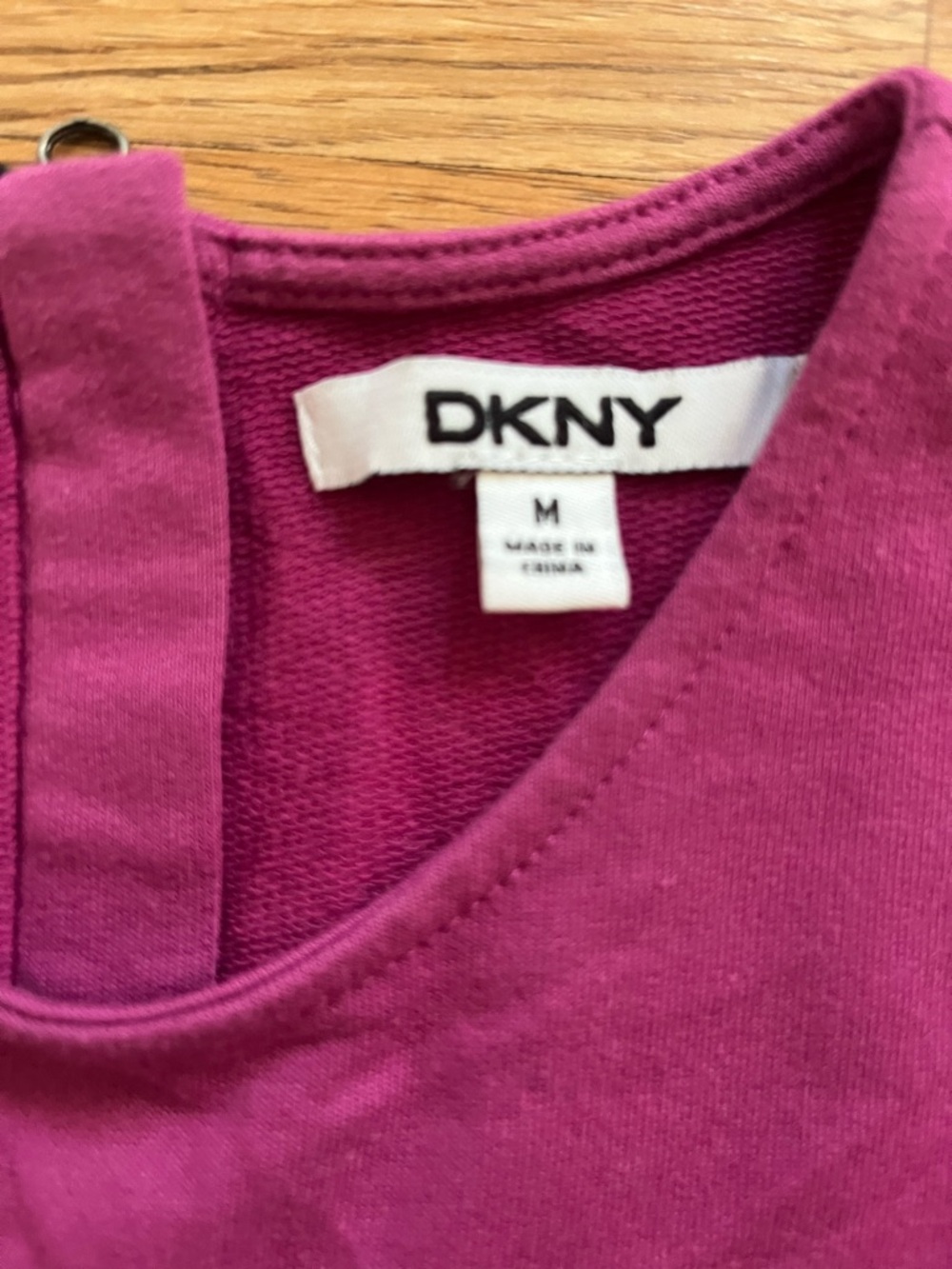 NWT DKNY Pink and Black Two-Tone Dress - Picture 2 of 6